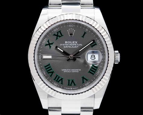 rolex datejust with roman numerals